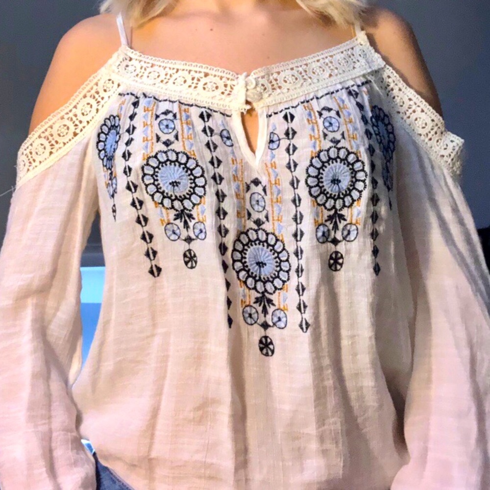 Boho Floral Off the Shoulder with Straps